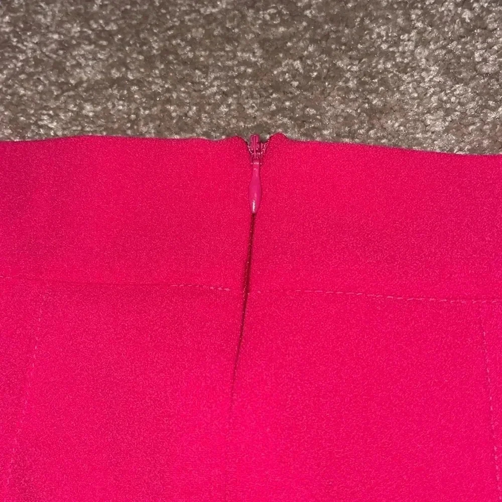 Messini Pink Pleated Mini Skirt Size Large.  K - Picture 3 of 4